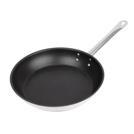 Poêle antiadhésive inox Vogue Teflon Platinum Plus – 280 mm – 3 L – Induction