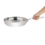 Poêle triple épaisseur Vogue Tri Wall – 280 mm – 3,5 L – Induction – Inox poli miroir – vue 2