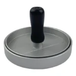 Presse à burger Beaumont en inox avec disque de 120 mm