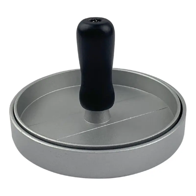 Presse à burger Beaumont en inox avec disque de 120 mm