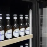 Refroidisseur à bière et vin double porte Polar Série G – 365 L – 13 étagères à vin – Noir
