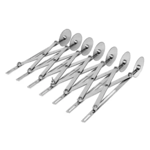 Rouleau multicoupe extensible Schneider à 7 roulettes inox – vue 2