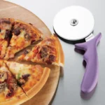 Roulette à pizza Hygiplas à manche violet pour allergènes – vue 4