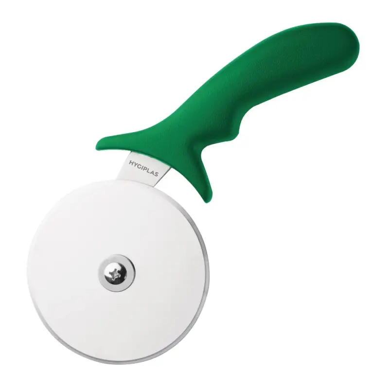Roulette à pizza Hygiplas 102 mm à manche vert