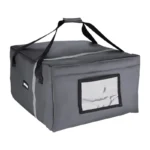 Sac à pizza isotherme Vogue gris grand format