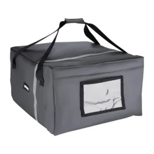 Sac à pizza isotherme Vogue gris grand format