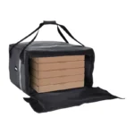 Sac à pizza isotherme Vogue gris grand format – vue 2
