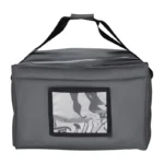 Sac à pizza isotherme Vogue gris grand format – vue 4