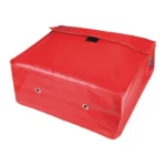 Sac de livraison pizza isotherme Vogue rouge en vinyle – vue 2