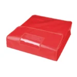 Sac de livraison pizza isotherme Vogue rouge en vinyle – vue 5