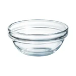 Saladiers Arcoroc Empilable – Ø 100 mm – 210 ml – Lot de 6 – Verre trempé