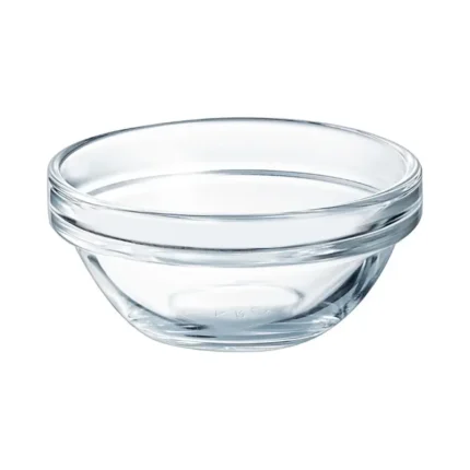 Saladiers empilables Arcoroc – Ø 70 mm – 60 ml – Lot de 6 – Verre trempé
