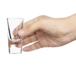 Shooters Olympia 25 ml en verre à base épaisse – vue 2