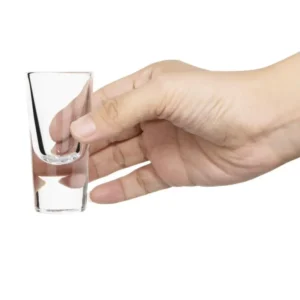 Shooters Olympia 25 ml en verre à base épaisse – vue 2