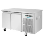 Table réfrigérée 2 portes Polar Série U – Porte droite commutable +/- – 124 L – 1360 mm