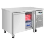 Table réfrigérée 2 portes Polar Série U – Porte droite commutable +/- – 124 L – 1360 mm