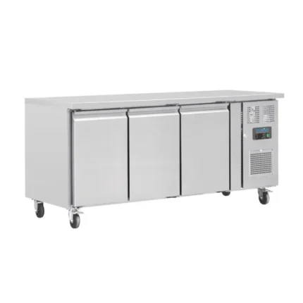 Table réfrigérée positive 3 portes Polar Série U – 417 L – 1795 mm – GN 1/1 – Classe A