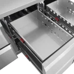Table réfrigérée positive Polar Série U – 8 tiroirs GN – 211 L – 2230 mm – Inox – Classe 5