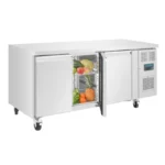 Table réfrigérée négative Polar Série U – 3 portes – 417 L – GN 1/1 – 1795 mm – Inox