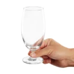 Verres à bière à pied Olympia – 420 ml – Lot de 6 – Verre – Bord roulé – vue 4