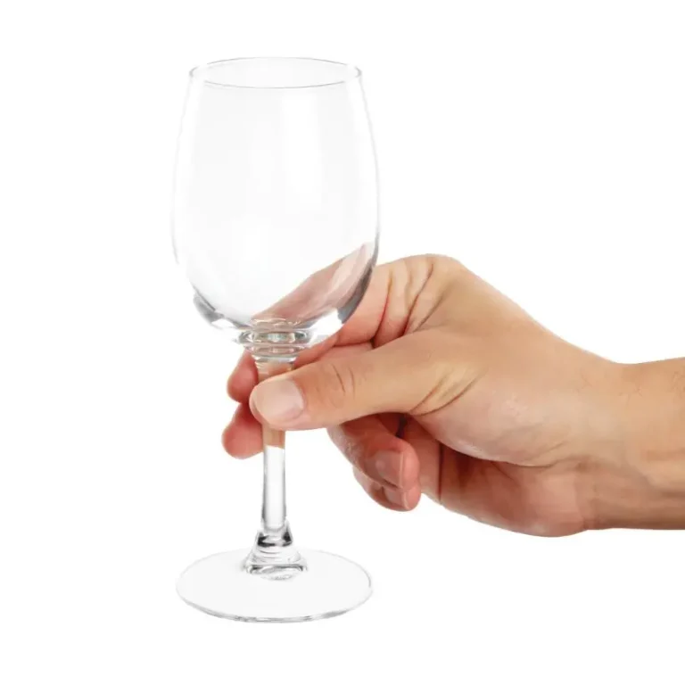 Verres à vin Rosario Olympia – 250 ml – Lot de 6 – Verre trempé – Tige longue