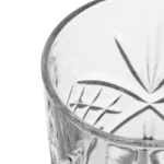 Verres à whisky Old Duke Olympia – 295 ml – Lot de 6 – Verre – Effet taillé