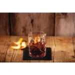 Verres à whisky Old Duke Olympia – 295 ml – Lot de 6 – Verre – Effet taillé