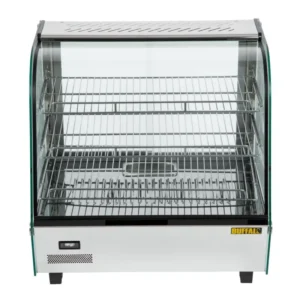 Vitrine chauffante de comptoir Buffalo 120 L vitrée 3 étagères – vue 2