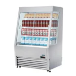 Vitrine réfrigérée libre-service Polar Série G – 390 L – Portes coulissantes – 918 mm – Inox