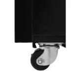 Vitrine réfrigérée négative 2 portes Polar Série G – 744 L – Noire – LED couleur – 8 étagères