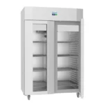 Vitrine réfrigérée négative 2 portes vitrées Polar Série U – 1400 L – Inox – Classe 5