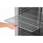 Vitrine réfrigérée négative 2 portes vitrées Polar Série U – 1400 L – Inox – Classe 5