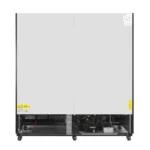 Vitrine réfrigérée positive 3 portes Polar Série G – 1156 L – Noire – LED couleur – 12 étagères