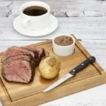 Couteaux à viande Olympia manche noir (Lot de 12) – Image 6