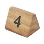 Numéros de table en bois Olympia 1 à 10 – Image 3