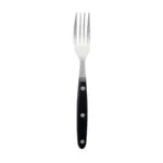 Fourchettes à viande Olympia manche noir (Lot de 12) – Image 2