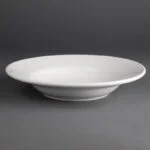 Assiettes à soupe et pâtes Olympia Athena 228mm 210ml. Couleur blanche.
