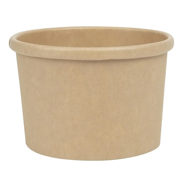 Bols à soupe kraft micro-ondables recyclables Colpac 225ml