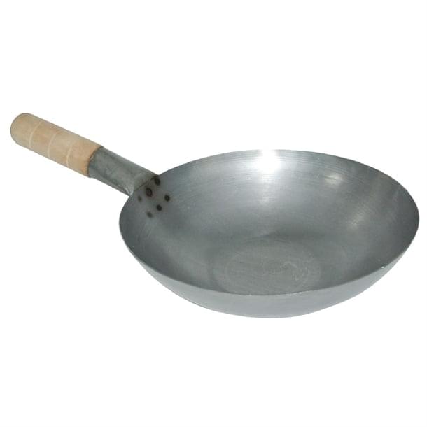 Wok en acier 356mm Vogue