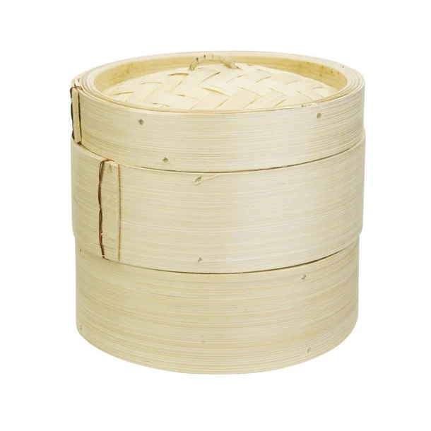 k302_bamboofoodsteamer1 Panier vapeur bambou 203mm Vogue