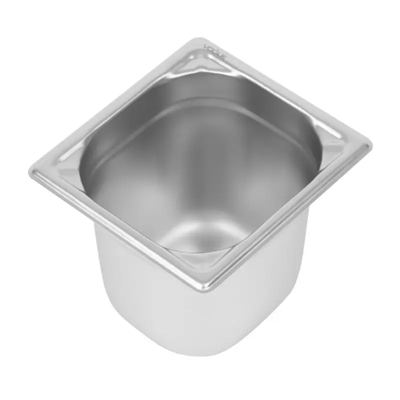 DW451-1 Bac inox 18/10 GN 1/6 Vogue 150mm – Image 1