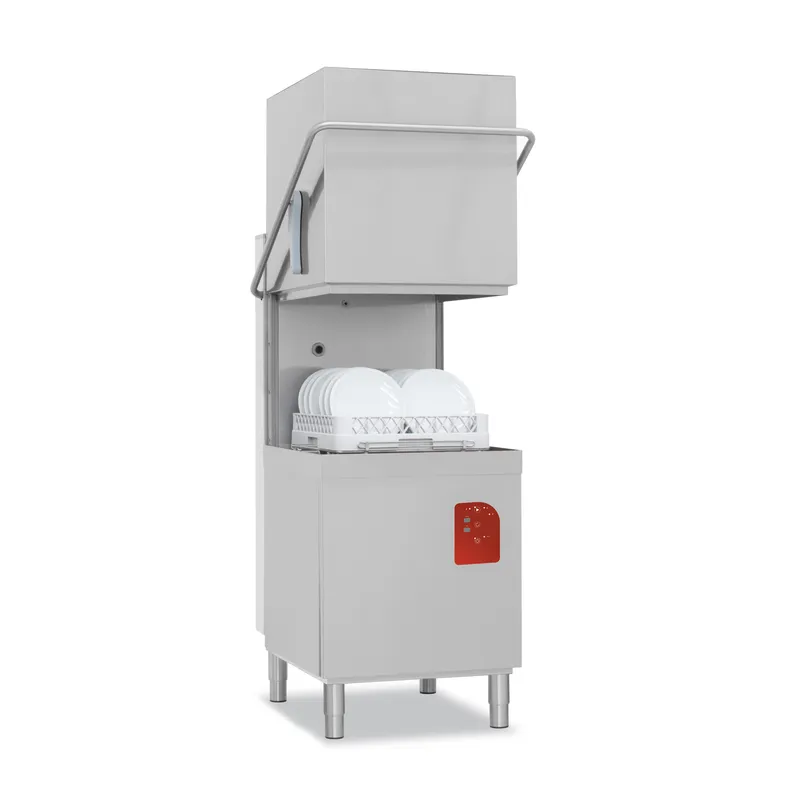 Lave-vaisselle professionnel à capot EASY-PLAV100 en inox, modèle grande capacité EasyCHR